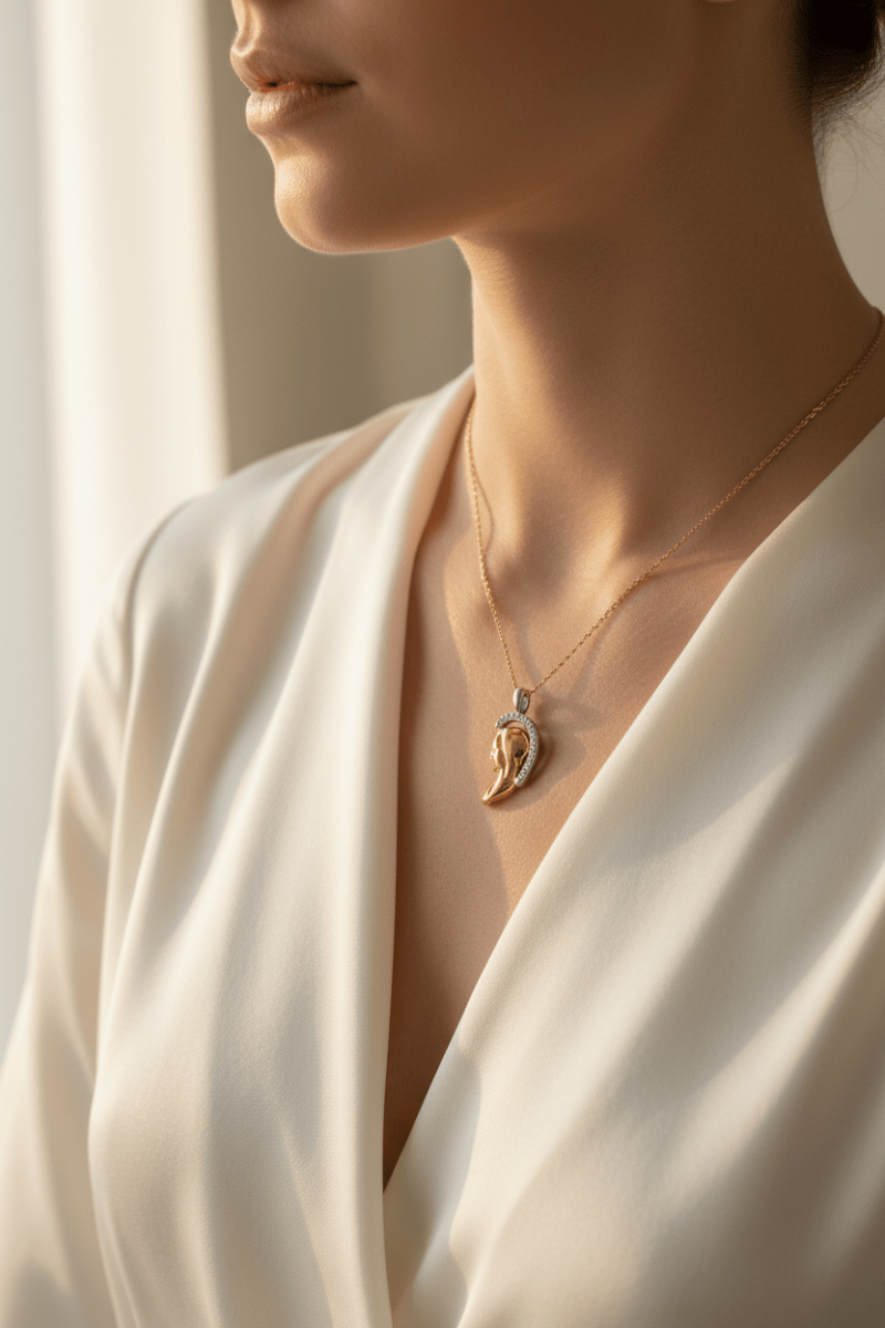 Lifestyle – Pendente indossato donna