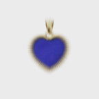 Pendentif Photo Personnalisé Deuil en Forme de Cœur – Argent 925 | CM Silver Jewels