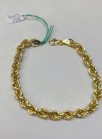 Bracciale a Torchon in Oro 18k (750) – 20,5 cm, 5,30 g | CM Silver Jewels