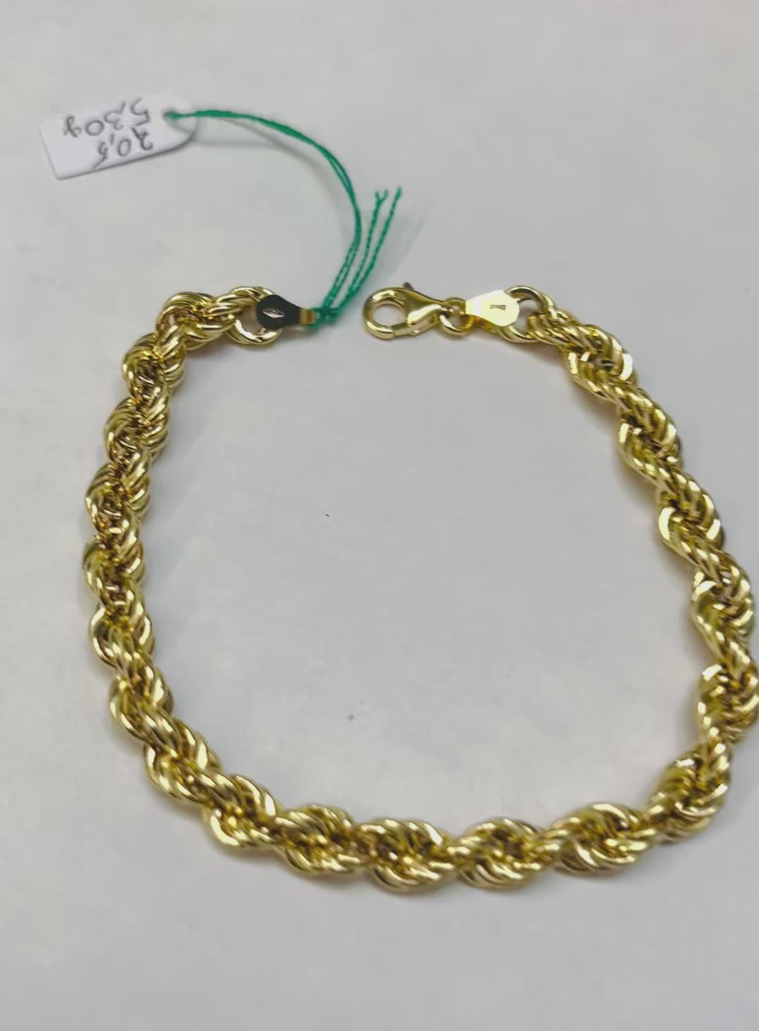 Bracciale a Torchon in Oro 18k (750) – 20,5 cm, 5,30 g | CM Silver Jewels