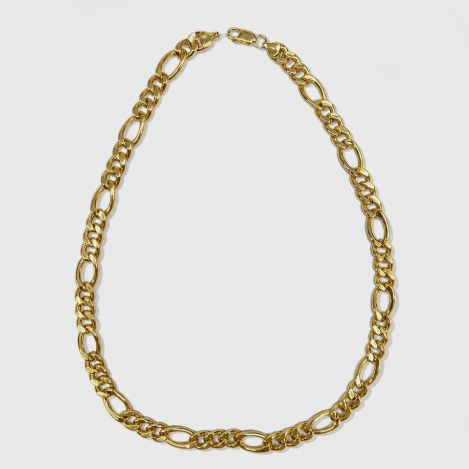 Collana Argento 925 Placcata Oro 18K – Maglia Larga 50 cm | Old Money