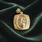 Medaglia in Oro Giallo – 28x19mm | CM Silver Jewels