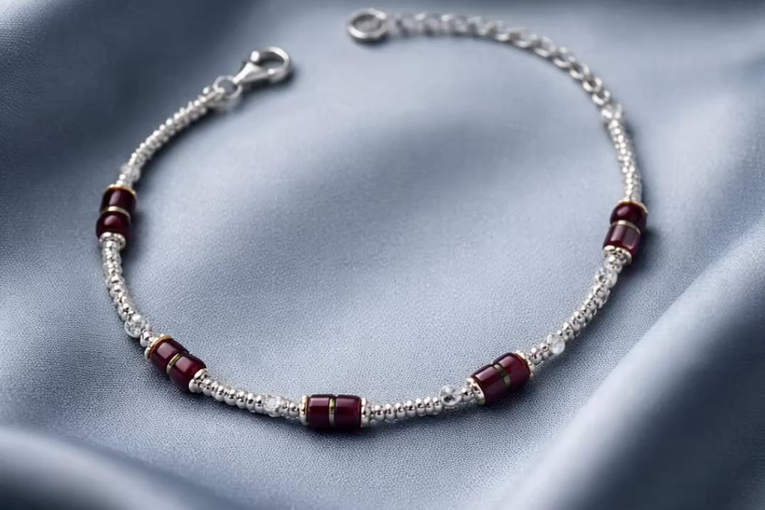 Bracciale in Argento 925 con Ceramica Colorata – 16+3 cm | CM Silver Jewels