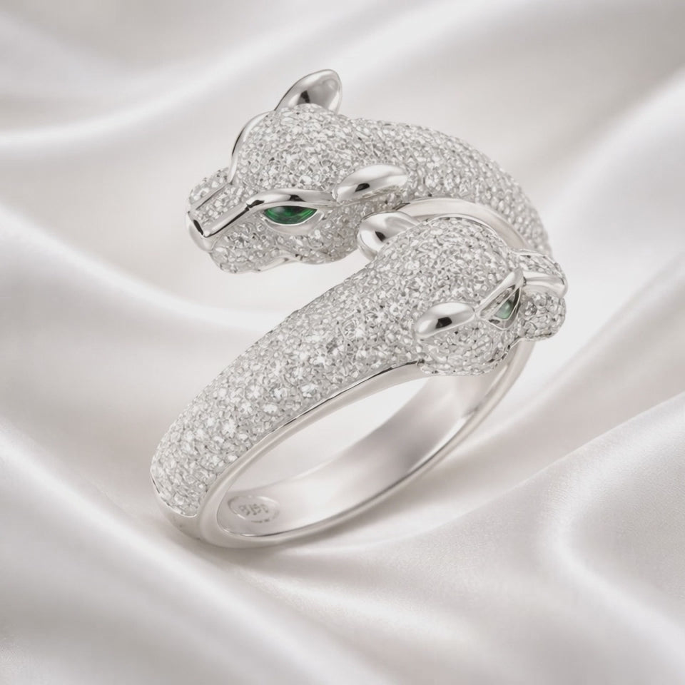 Bague Femme en Argent 925 avec Zircons – Taille 14/16/18/20 | CM Silver Jewels