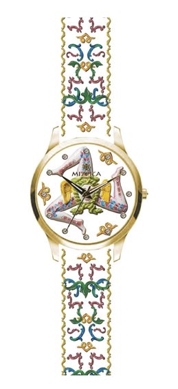 Mizzica Women's Gold Multicolor Watch 37 mm MB181 | CM Silver Jewels