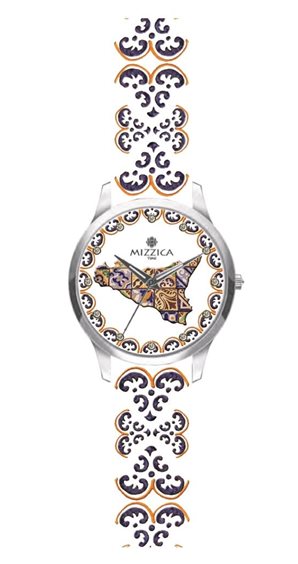 Mizzica Silver Multicolor Women's Watch 37 mm MB178 | CM Silver Jewels