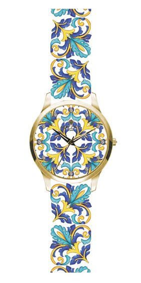 Mizzica Women's Gold Multicolor Watch 37 mm MB173 | CM Silver Jewels