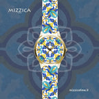 Mizzica Women's Gold Multicolor Watch 37 mm MB173 | CM Silver Jewels