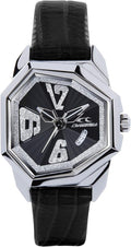 Chronotech Alterego RW0075 Women's Watch Black Leather 36 mm | CM Silver Jewels