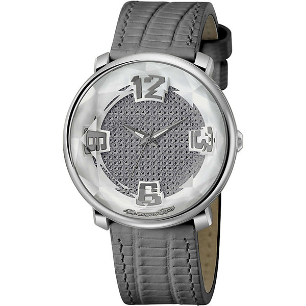 Chronotech RW0094 Women's Watch Grey Leather 42 mm | CM Silver Jewels