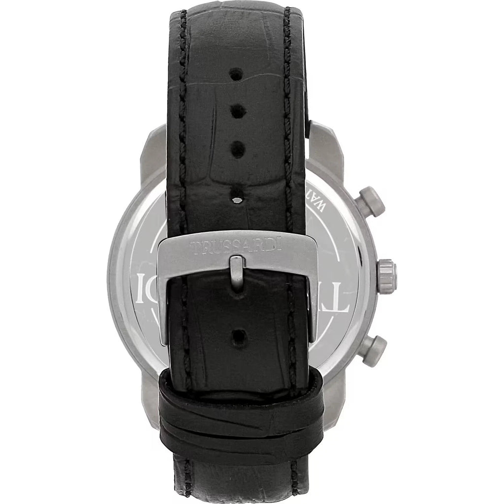 Orologio Uomo Trussardi T-City Acciaio e Pelle Nero Verde 41mm | CM Silver Jewels