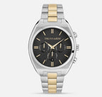 Orologio Uomo Trussardi Metropolitan Acciaio Bicolore Quadrante Nero 44mm | CM Silver Jewels