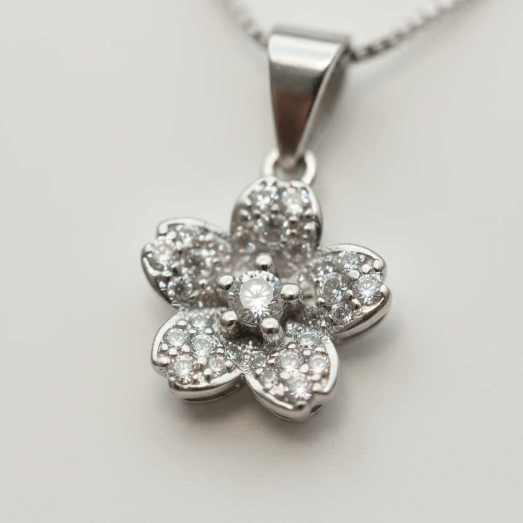 Detail Shot – Macro fiore zirconato