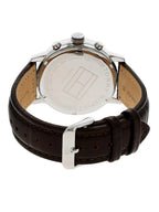 Orologio Uomo Tommy Hilfiger Acciaio Cinturino in Cuoio Marrone 44mm | CM Silver Jewels