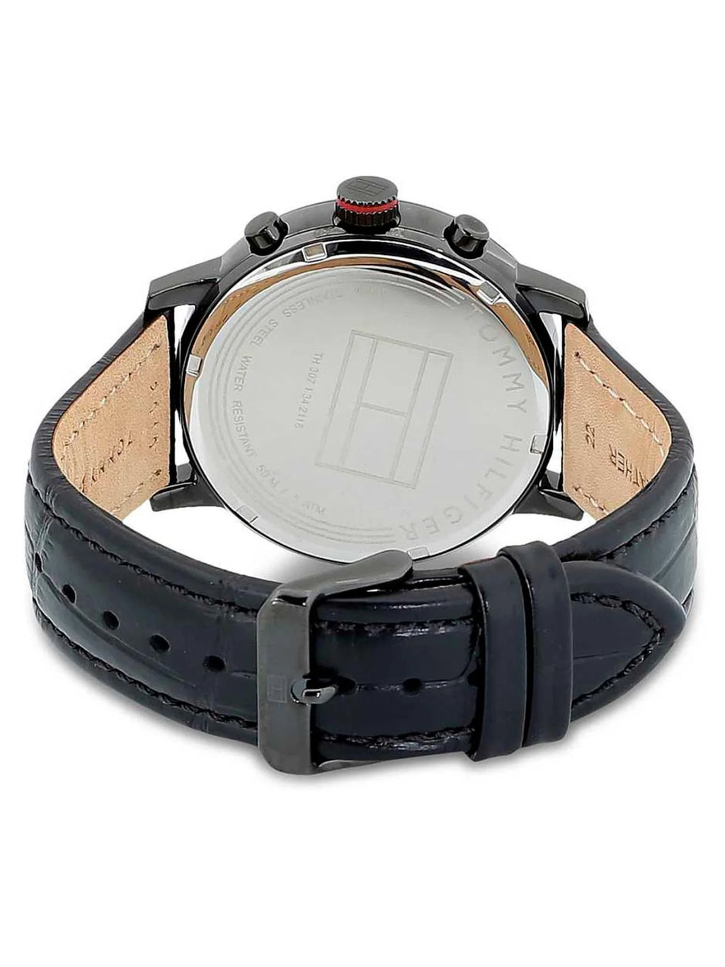 Orologio Uomo Tommy Hilfiger Alden Acciaio Cinturino in Cuoio Nero 44mm | CM Silver Jewels
